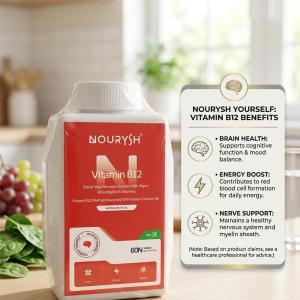 Nourysh Vitamin B12 (Methylcobalamin) 1500Mcg ,60 Tablet